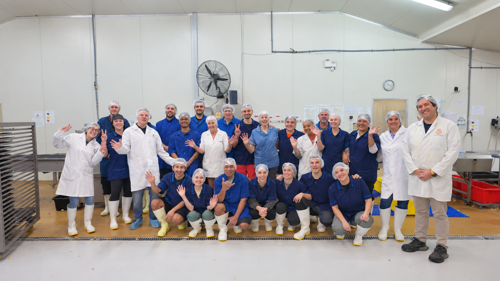 NZ Apple Products production and warehouse team together at the factory in 2026