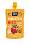 Fruit Hitz Mango apple puree pouch, front view of new packaging